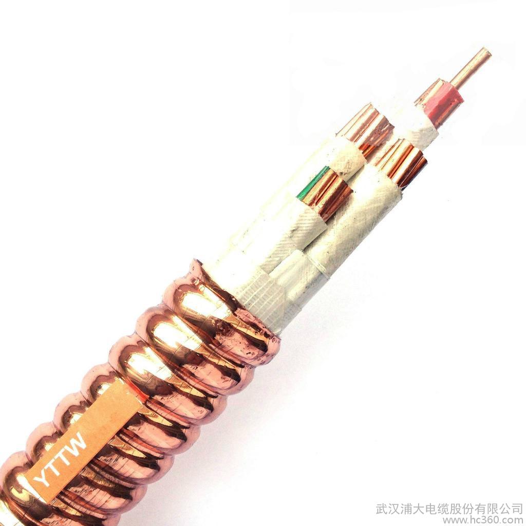 YTTW-銅絞線、氟云母帶絕緣、銅帶縱向包裹連續(xù)焊接護(hù)套礦物絕緣電纜